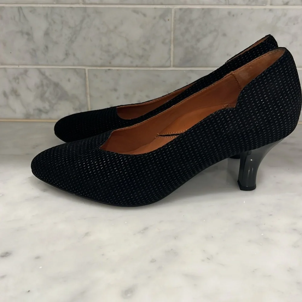 L'Amour Des Pieds - Bambell Pumps‎ In Color Black Raindrop Sz 8.5